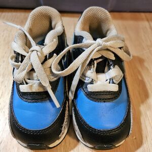 Nike Air Max 90 Toddler Size 5C Gray/Navy good condition